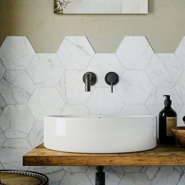 adora tile hex tile calacatta white hex 33019711651993